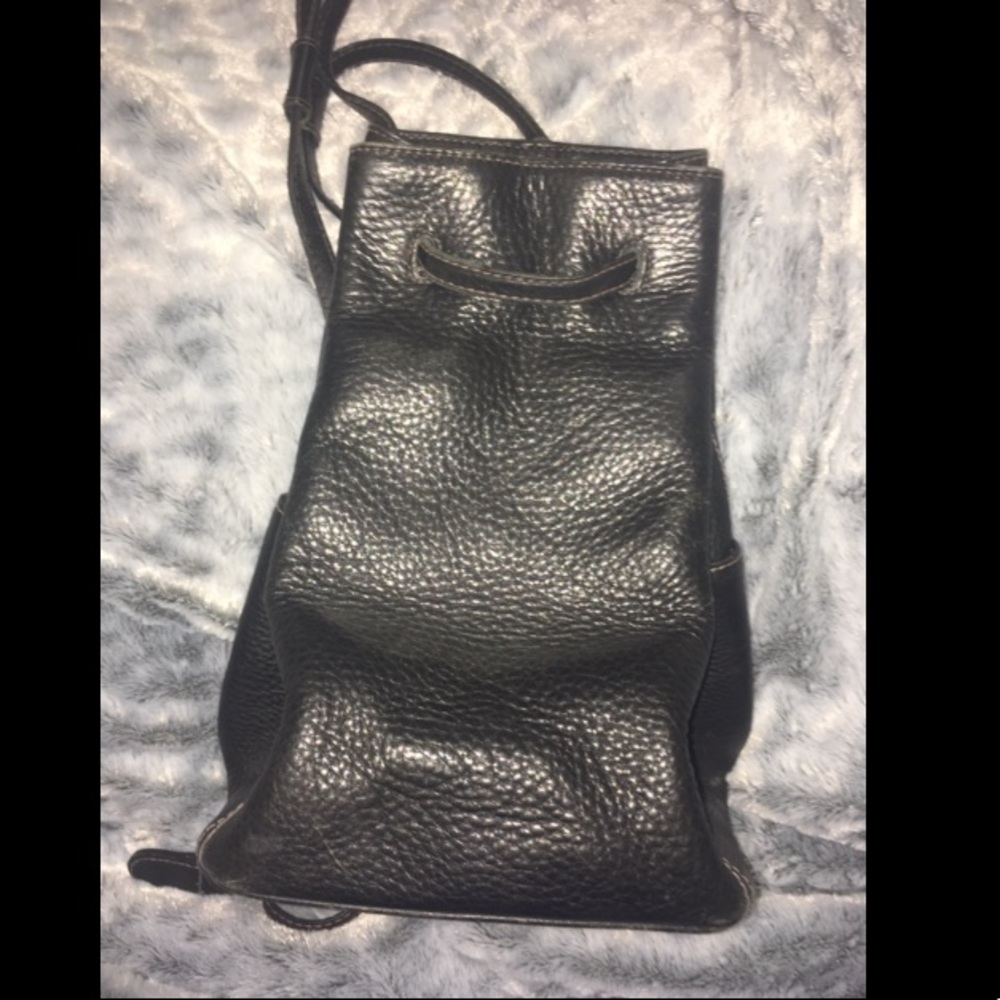 Authentic black Coach backpack